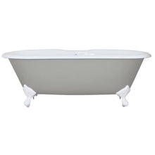 Load image into Gallery viewer, Hurlingham Dryden Freestanding Cast Iron Bath, Roll Top Painted Bath With Feet - 1700x750mm