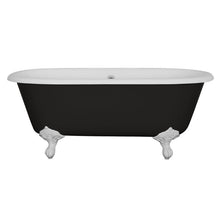 Load image into Gallery viewer, Hurlingham Dryden Small Freestanding Cast Iron Bath, Roll Top Painted Bath With Feet - 1530x770mm
