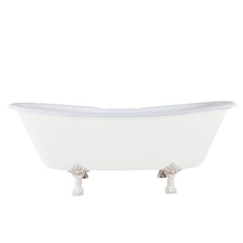Load image into Gallery viewer, Hurlingham Prior Freestanding Cast Iron Bath, Roll Top Painted Bath With Feet - 1720x680mm