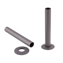 Load image into Gallery viewer, Petwer Carron Radiator Pipe Shroud Kits, Plated Radiator Pipe Covers / Shrouds / Collars - 130mm