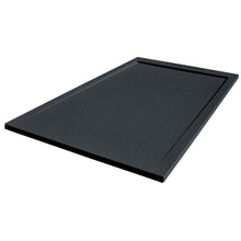 Load image into Gallery viewer, Tissino Giorgio Lux Rectangular Slate Shower Tray, Graphite Slate