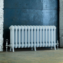 Load image into Gallery viewer, Arroll Edwardian 4 Column Aluminium Radiator, Painted Finish - H450mm Painted White