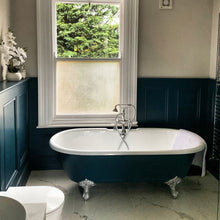 Load image into Gallery viewer, Arroll Moulin Freestanding Cast Iron Bath, Painted Roll Top Bath With Feet - 1700x70mm