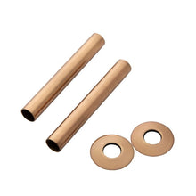 Load image into Gallery viewer, Arroll Radiator Pipe Sleeve Kits, Plated Pipe Covers Shrouds Collars - 300x44mm Antique Copper