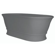 Load image into Gallery viewer, BC Designs Aurelius Cian Freestanding Roll Top Boat Bath, ColourKast - 1740x760mm BAB030IG Industrial Grey