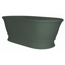 Load image into Gallery viewer, BC Designs Aurelius Cian Freestanding Roll Top Boat Bath, ColourKast - 1740x760mm BAB030KG Khaki Green