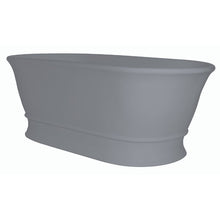 Load image into Gallery viewer, BC Designs Aurelius Cian Freestanding Roll Top Boat Bath, ColourKast - 1740x760mm BAB030PG Powder Grey