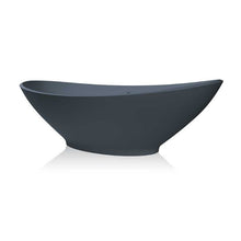 Load image into Gallery viewer, BC Designs Kurv Cian Freestanding Bath ColourKast 1890x900mm Gunmetal BAB005GM
