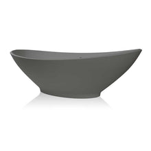 Load image into Gallery viewer, BC Designs Kurv Cian Freestanding Bath ColourKast 1890x900mm BAB005IG Industrial Grey