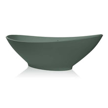 Load image into Gallery viewer, BC Designs Kurv Cian Freestanding Bath ColourKast 1890x900mm BAB005KG Khaki Green