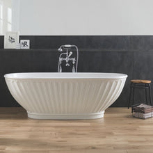 Load image into Gallery viewer, BC Designs Casini Cian Freestanding Bath Polished White 1680x750mm BAB035 Gloss White