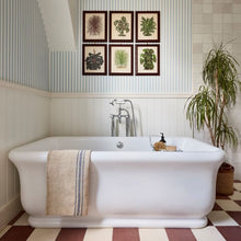 Load image into Gallery viewer, BC Designs Senator Cian Freestanding Roll Top Bath, Polished White - 1800x840mm