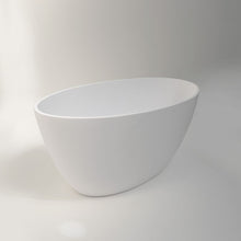 Load image into Gallery viewer, BC Designs Esseta Cian Freestanding Bath Silk Matt White 1510x760mm BAB070