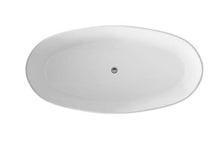 Load image into Gallery viewer, BC Designs Sorpressa Cian Freestanding Bath, Double Ended Bath, Polished White - 1510x760mm