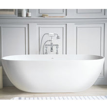 Load image into Gallery viewer, BC Designs Crea Cian Freestanding Double Ended Bath, Silk Matt White - 1665x780mm