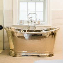 Load image into Gallery viewer, BC Designs Nickel Toll Top Boat Bath Nickel Bathtub BAC020 BAC025 BAC060