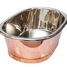 Load image into Gallery viewer, BAC055 Copper Nickel Basin Bathroom Countertop Basin