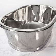 Load image into Gallery viewer, BC Designs Nickel Roll Top Basin 530x345mm BAC060