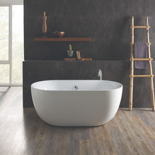 Load image into Gallery viewer, BC Designs Dinkee Acrymite Acrylic Freestanding Bath Polished White 1500x780mm
