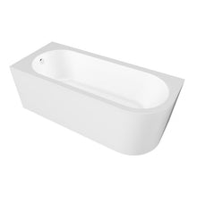 Load image into Gallery viewer, BC Designs Ancorner Acrylic Shower Bath Polished White 1700x750mm BAS057