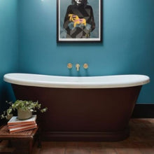 Load image into Gallery viewer, BC Designs Boat Bath, Painted Eggshell - 1700x750mm