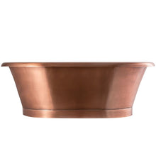 Load image into Gallery viewer, BC Designs Antique Copper Roll Top Basin - 530x345mm BAC051