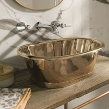 Load image into Gallery viewer, BC Designs Brass Roll Top Basin - 530x345mm BAC061