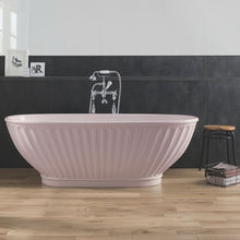 Load image into Gallery viewer, BC Designs Casini Cian Freestanding Bath ColourKast 1680x750mm BAB035R Satin Rose