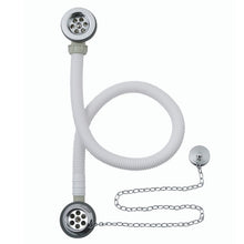 Load image into Gallery viewer, BC Designs Concealed Plug & Chain Bath Waste WAS020 Polished Chrome