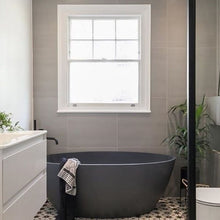 Load image into Gallery viewer, BC Designs Esseta Cian Freestanding Double Ended Bath, 8 ColourKast Finishes - 1510x760mm Gunmetal