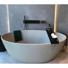 Load image into Gallery viewer, BC Designs Esseta Cian Freestanding Double Ended Bath, 8 ColourKast Finishes - 1510x760mm Powder Grey PG
