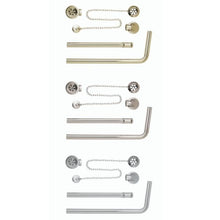 Load image into Gallery viewer, BC Designs Exposed Bath Waste Plug & Chain With Overflow Pipe