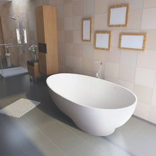 Load image into Gallery viewer, BC Designs Gio Cian Freestanding Bath Silk Matt White 1645x935mm BAB062MW