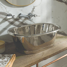 Load image into Gallery viewer, BC Designs Nickel Roll Top Basin 530x345mm BAC060