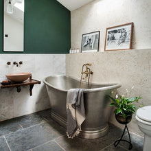 Load image into Gallery viewer, BC Designs Tin Bath, Tin Roll Top Boat Bath - 1500x725mm