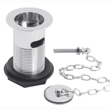 Load image into Gallery viewer, BC Designs Traditional Plug & Chain Bathroom Basin Waste, Slotted Basin Waste, Polished Chrome