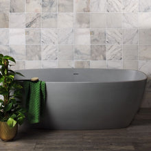 Load image into Gallery viewer, BC Designs Vive Cian Freestanding Bath, ColourKast - 1610x750mm BAB064IG Industrial Grey