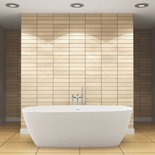 Load image into Gallery viewer, BC Designs Vive Cian Freestanding Bath Polished White 1610x750mmBC Designs Vive Cian Freestanding Bath Silk Matt 1610x750mm BAB063