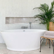 Load image into Gallery viewer, BC Designs Chalice Minor Acrylic Double Ended Boat Bath, Polished White - 1650x900mm