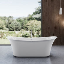 Load image into Gallery viewer, Charlotte Edwards Admiralty Acrylic Freestanding Double Ended Bath, Polished White - 1670x730mm CE11021 Vincent Alexander Baths