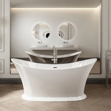 Load image into Gallery viewer, Charlotte Edwards Caliban Acrylic Freestanding Double Ended Boat Bath, Painted Finish - 1700x700mm CE11060-PNT Vincent Alexander Baths