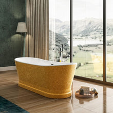 Load image into Gallery viewer, Charlotte Edwards Jupiter Acrylic Freestanding Double Ended Boat Bath, Painted Finish - 17000x700mm CE11054-PNT CE11054-S-GLD CE11054-S-SLV CE11054-MB Vincent Alexander Baths