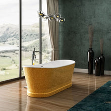 Load image into Gallery viewer, Charlotte Edwards Jupiter Acrylic Freestanding Double Ended Boat Bath, Painted Finish - 17000x700mm CE11054-PNT CE11054-S-GLD CE11054-S-SLV CE11054-MB Vincent Alexander Baths