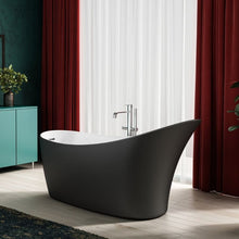 Load image into Gallery viewer, Charlotte Edwards Portobello Acrylic Freestanding Double Ended Slipper Bath, Painted Finish - 1590x680mm CE11012-MB Vincent Alexander Baths