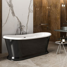 Load image into Gallery viewer, Charlotte Edwards Rosemary Acrylic Freestanding Double Ended Boat Bath, Painted Finish - 1710x720mm CE11032-MB CE11032-GB Vincent Alexander Baths