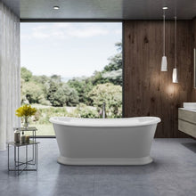 Load image into Gallery viewer, Charlotte Edwards Rosemary Acrylic Freestanding Double Ended Boat Bath, Painted Finish - 1710x720mm CE11032-PNT Vincent Alexander Baths
