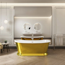 Load image into Gallery viewer, Charlotte Edwards Rosemary Acrylic Freestanding Double Ended Boat Bath, Painted Finish - 1710x720mm CE11032-PNT Vincent Alexander Baths