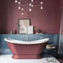 Load image into Gallery viewer, Charlotte Edwards Trafalgar Acrylic Freestanding Double Ended Boat Bath, Painted Finish - 1700x720mm CE11023-PNT Vincent Alexander Baths
