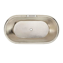 Load image into Gallery viewer, Coppersmith Creations Antique Copper-Nickel Bath, Roll Top Hammered Copper-Nickel Bathtub - 1550x787mm