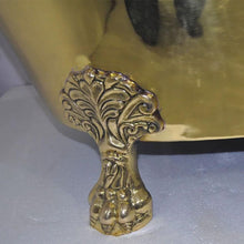 Load image into Gallery viewer, Coppersmith Creations Clawfoot Brass-Nickel Bath, Roll Top Brass-Nickel Bathtub - 1830x815mm